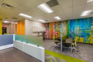 Resource Office Interiors wall coverings